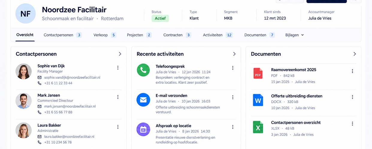 Relatie-informatie op één plek samenbrengen