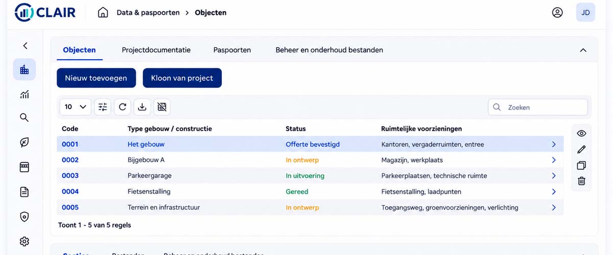 Eén betrouwbaar projectbeeld